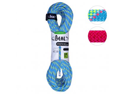 Dynamic rope BEAL Zenith 9.5 mm 60 m blue