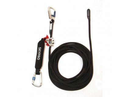 SKYPRO static rope with fall arrester and shock absorber SP ALUSTOP Z