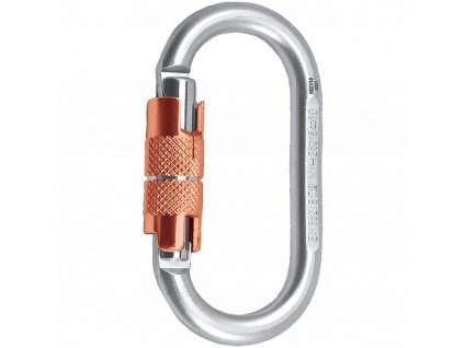 Rock Empire Steel carabiner O KL-3T silver