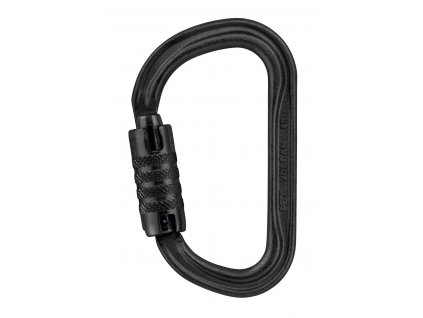 Petzl VULCAN TRIACT LOCK oceľová karabína autom.zámok INT ČIERNA