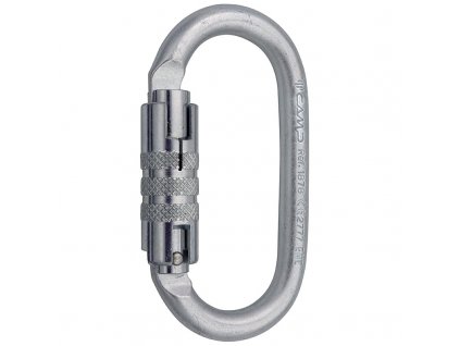 Steel carabiner CAMP Steel Oval Pro 2Lock