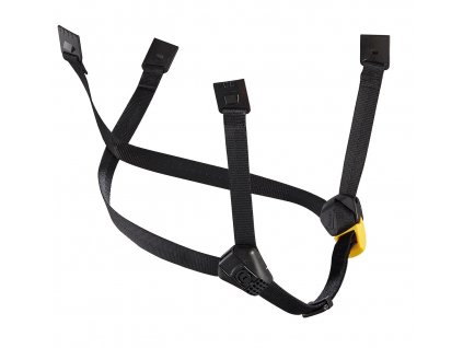 Petzl DUAL EXTENDED chinstrap for VERTEX and STRATO helmets yellow-black extended