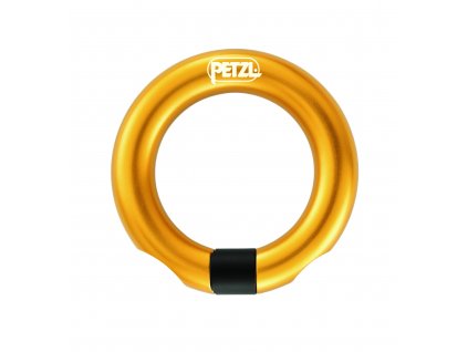Petzl RING OPEN multi-directional detachable ring yellow