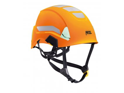 Petzl STRATO HI-VIZ bright orange work helmet