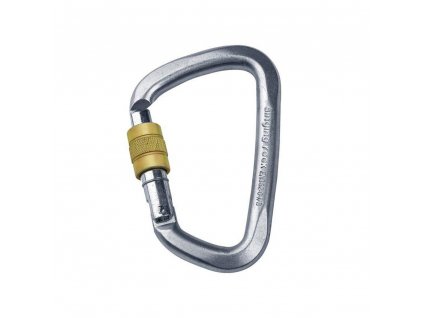 Steel carabiner Singing Rock D CARABINER STEEL / SCREW