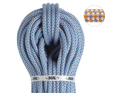 Static rope BEAL Access Unicore 10.5mm 100m blue