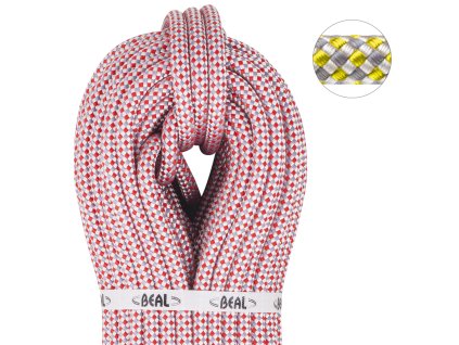Static rope BEAL Access Unicore 11 mm 30m red