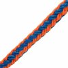 Hollow PES rope Teufelberger tREX 22.2mm orange/blue yardage