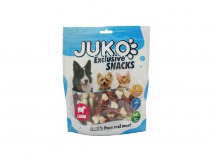 25386 juko snacks lamb white calcium bone 250 g