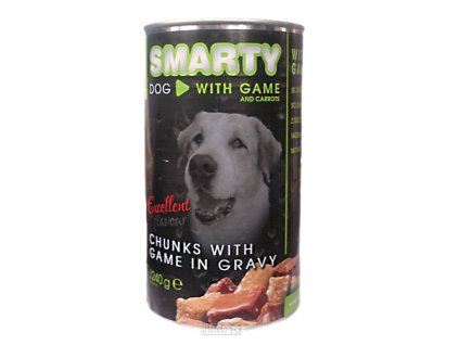 SMARTY DOG Chunks with GAME in gravy 300x300