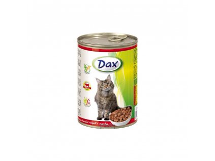 dax konzervy pre macky hovadzie 415g