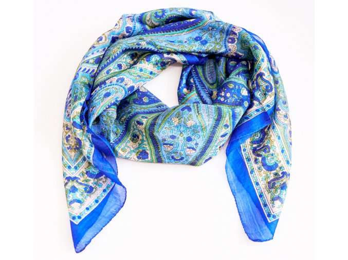 šátek modrý