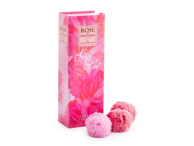 vyr 30 gift set rose of bulgaria with 3 glycerin rose soaps 1