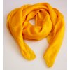 hedvábný šátek žlutý