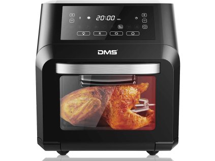 Digitální XXXL horkovzdušná fritéza DMS Germany HF-12 DELUXE 1800 W - 12 litrů, 9 programů