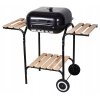 Zahradní gril BBQ 28018E / odklápěcí kryt / na kolech