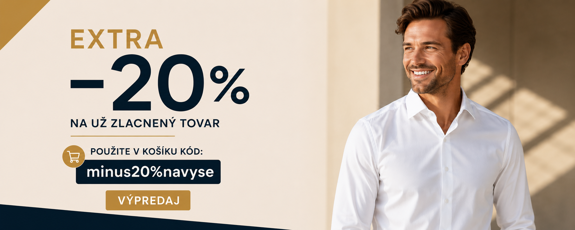 Dodatočná zľava 20% na zlacnený tovar