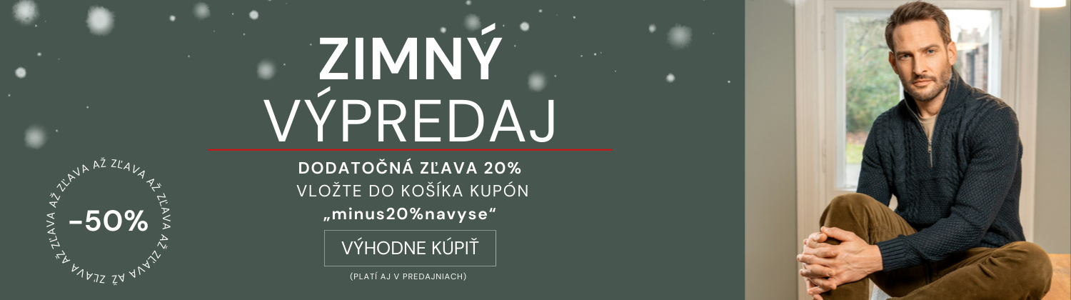 Zimný výpredaj - dodatočná zľava 2026