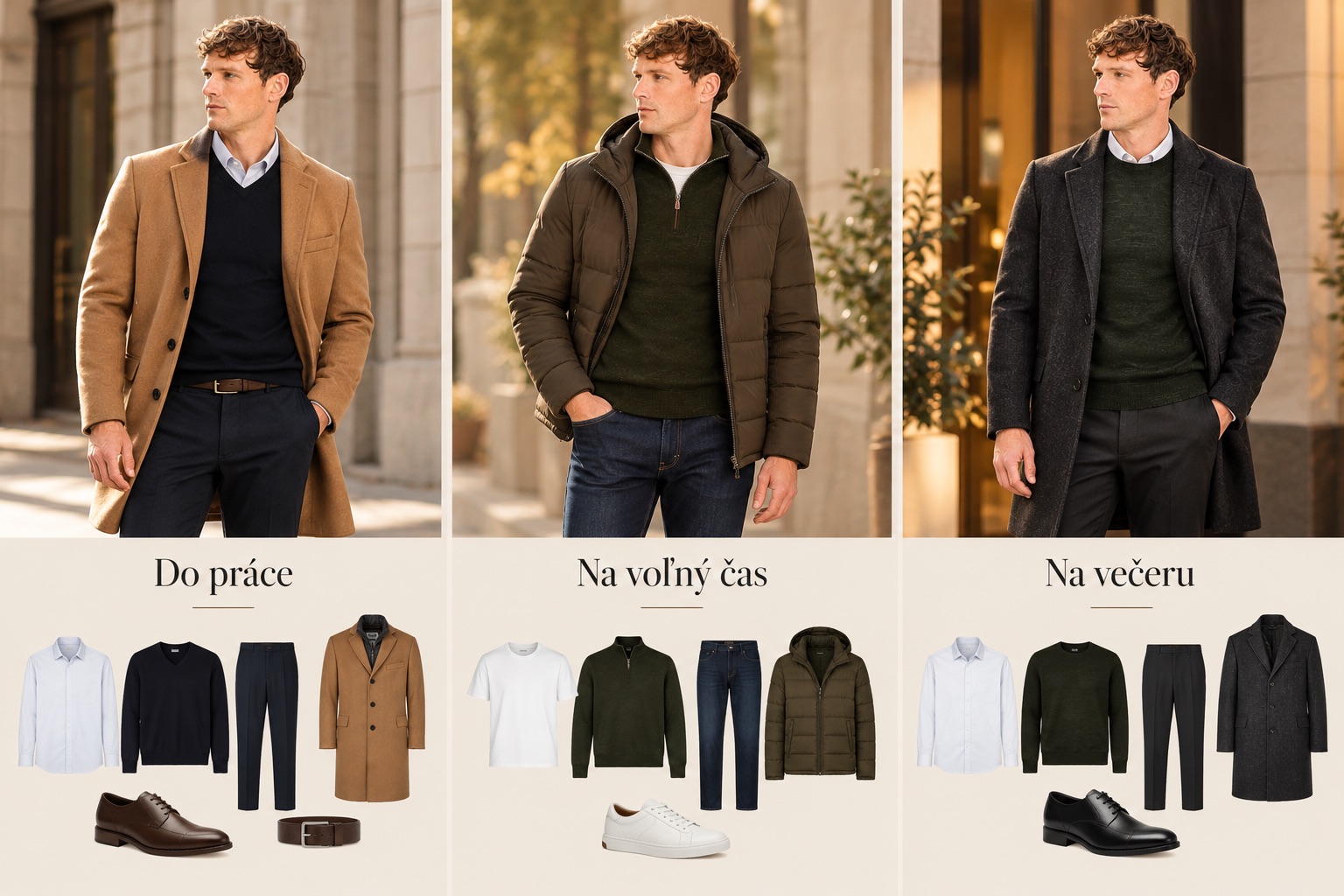 Inšpirácia na tri jesenné outfity: do práce, na voľný čas a na večeru