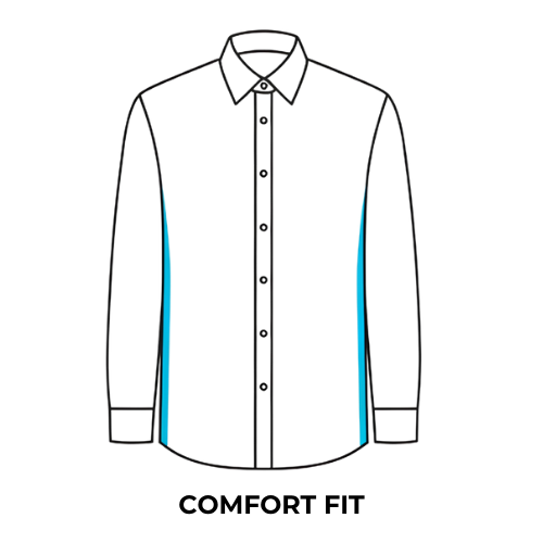 Silueta strihu Comfort Fit