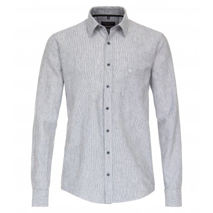Pánska ľanová košeľa s bavlnou CASA MODA casual fit (Veľkosť L)