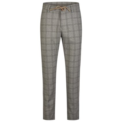 Pánske kárované jersey nohavice HATTRIC slim fit (Veľkosť 31/34)