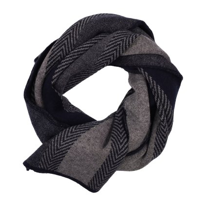 Pánsky sivý károvaný šál CASA MODA (Veľkosť Východzia)
