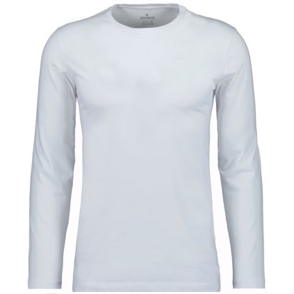 Pánske bavlnené tričko dlhý rukáv RAGMAN body fit 2 kusy (Veľkosť L)