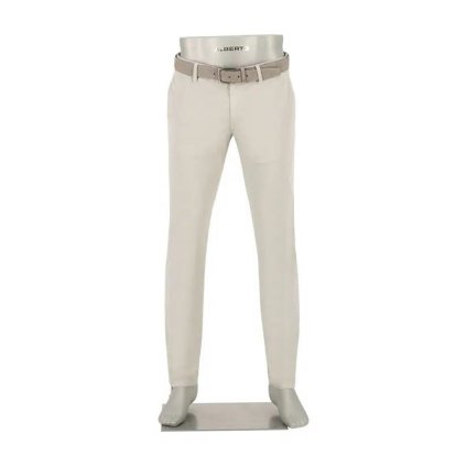 Pánske sivé ultraľahké chino nohavice ALBERTO regular fit (Veľkosť 32/32)