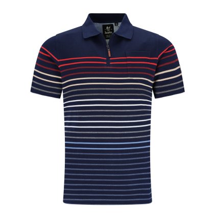 Pánska pruhovaná stay fresh polokošeľa HAJO (Veľkosť 3XL)