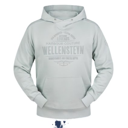 WELLENSTEYN Navigator pánska zelenkavá mikina s kapucňou (Veľkosť L)