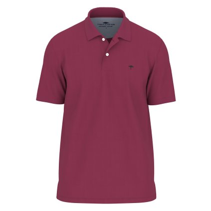 Pánska bordová premium cotton polokošeľa FYNCH-HATTON (Veľkosť L)