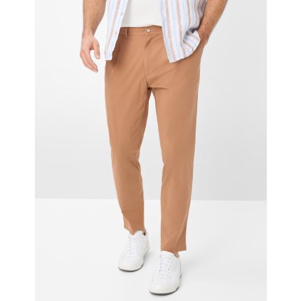 Pánske ultraľahké bavlnené chino nohavice BRAX relaxed slim fit (Veľkosť 48)