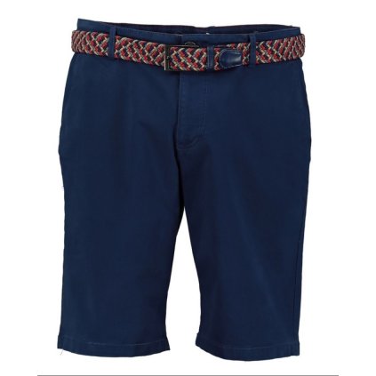 Pánske modré bermudy s elastickým opaskom REDPOINT (Veľkosť 48)