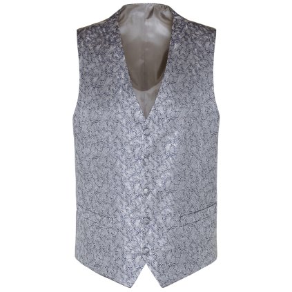 Pánska vzorovaná spoločenská Ceremony vesta DIGEL modern fit (Veľkosť 54)