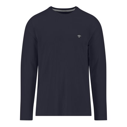 Pánske modré tričko premium cotton FYNCH-HATTON (Veľkosť L)