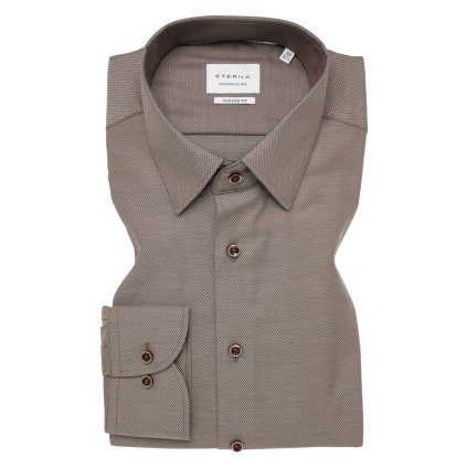Pánska bavlnená Dynamic Cotton košeľa ETERNA modern fit (Veľkosť 40 (M))