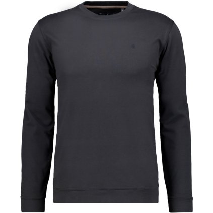 Pánske čierne soft-knit tričko RAGMAN (Veľkosť L)