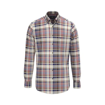 Pánska farebná flanelová košeľa FYNCH-HATTON (Veľkosť 3XL)