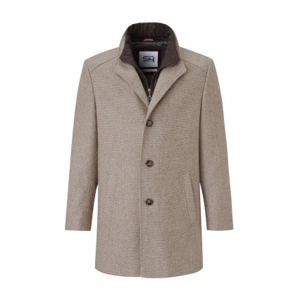 Pánsky béžový kabát so vsadkou S4 (Veľkosť 29)