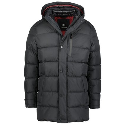Pánska čierna prešívaná zimná bunda REDPOINT (Veľkosť 48)