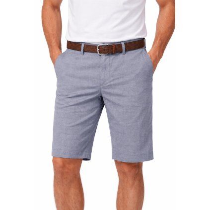 Pánske sivé bermudy REDPOINT regular fit (Veľkosť 48)