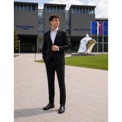 CELIO čierny regular fit