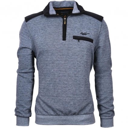 Pánsky modrý pulóver MONTE CARLO (Veľkosť 3XL)