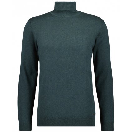 Pánsky zelený bavlnený rolák s kašmírom RAGMAN (Veľkosť L)