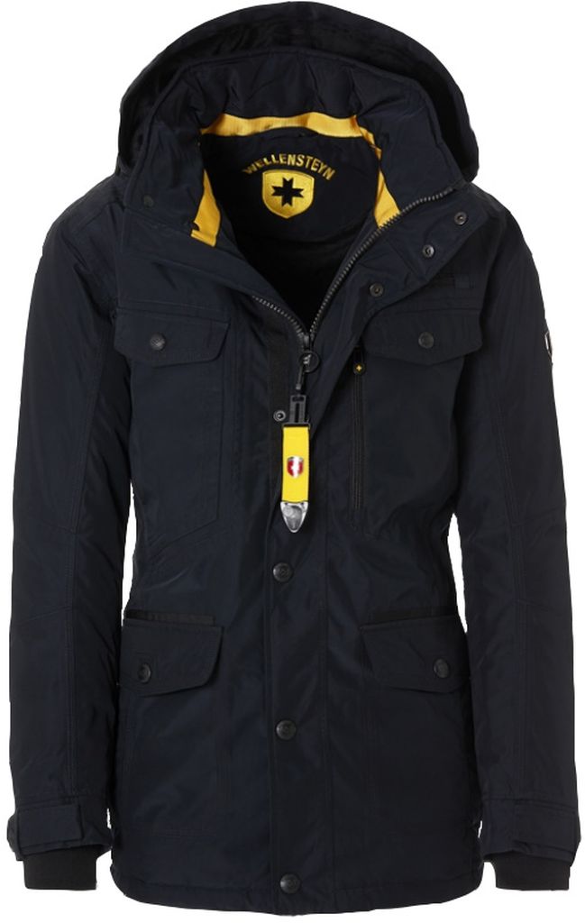 WELLENSTEYN Chester Winter tmavomodrá funkčná bunda nadmerná veľkosť Veľkosť: 3XL
