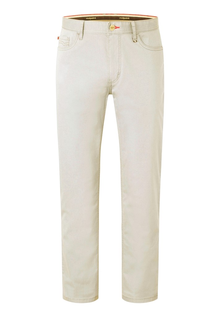 Pánske bavlnené smotanové nohavice RED POINT regular fit Veľkosť: 32/32