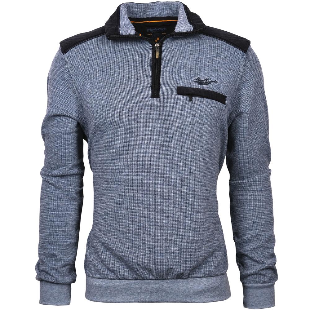 Pánsky modrý pulóver MONTE CARLO Veľkosť: 3XL