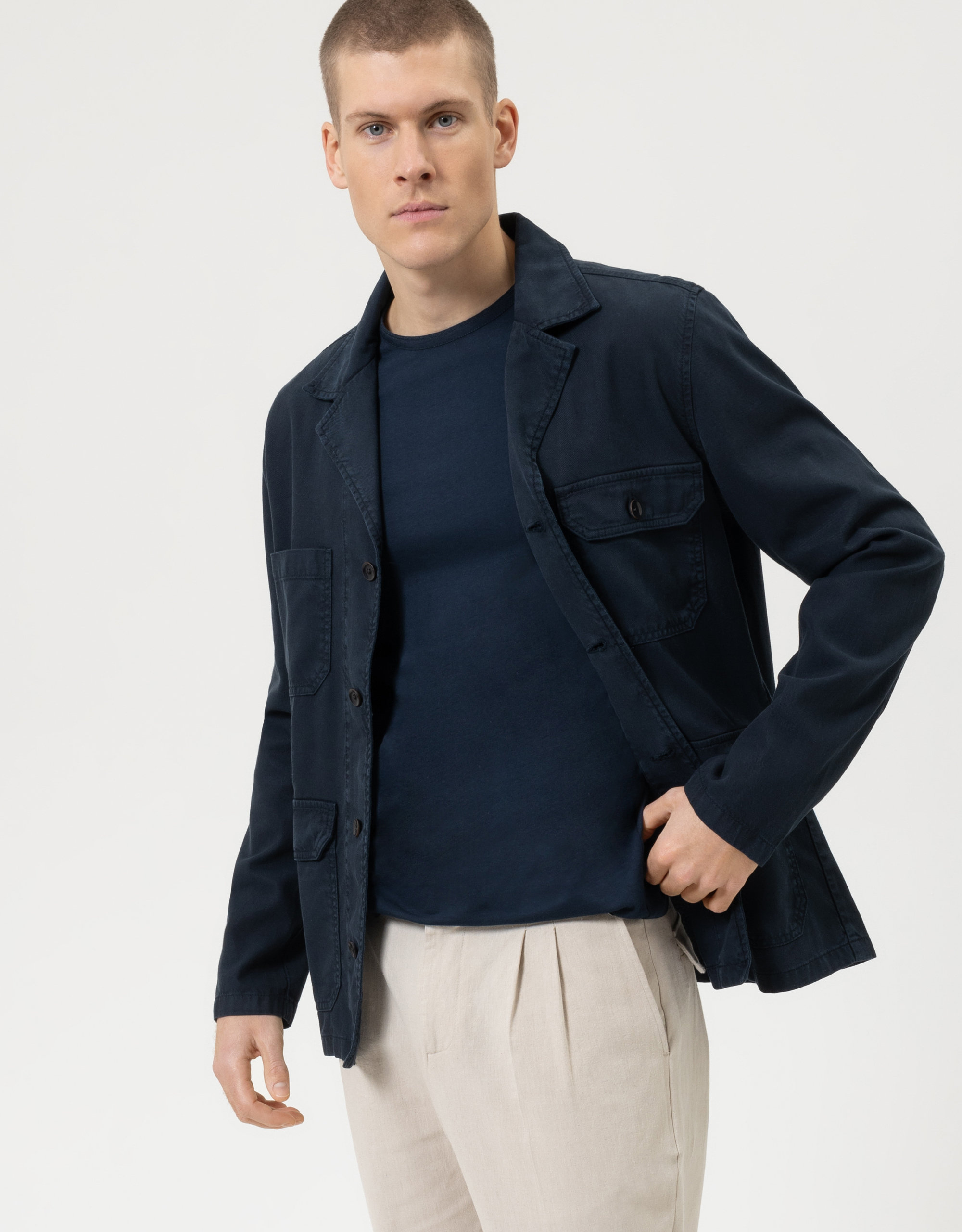 Pánska overshirt Level Five košeľa OLYMP Veľkosť: M