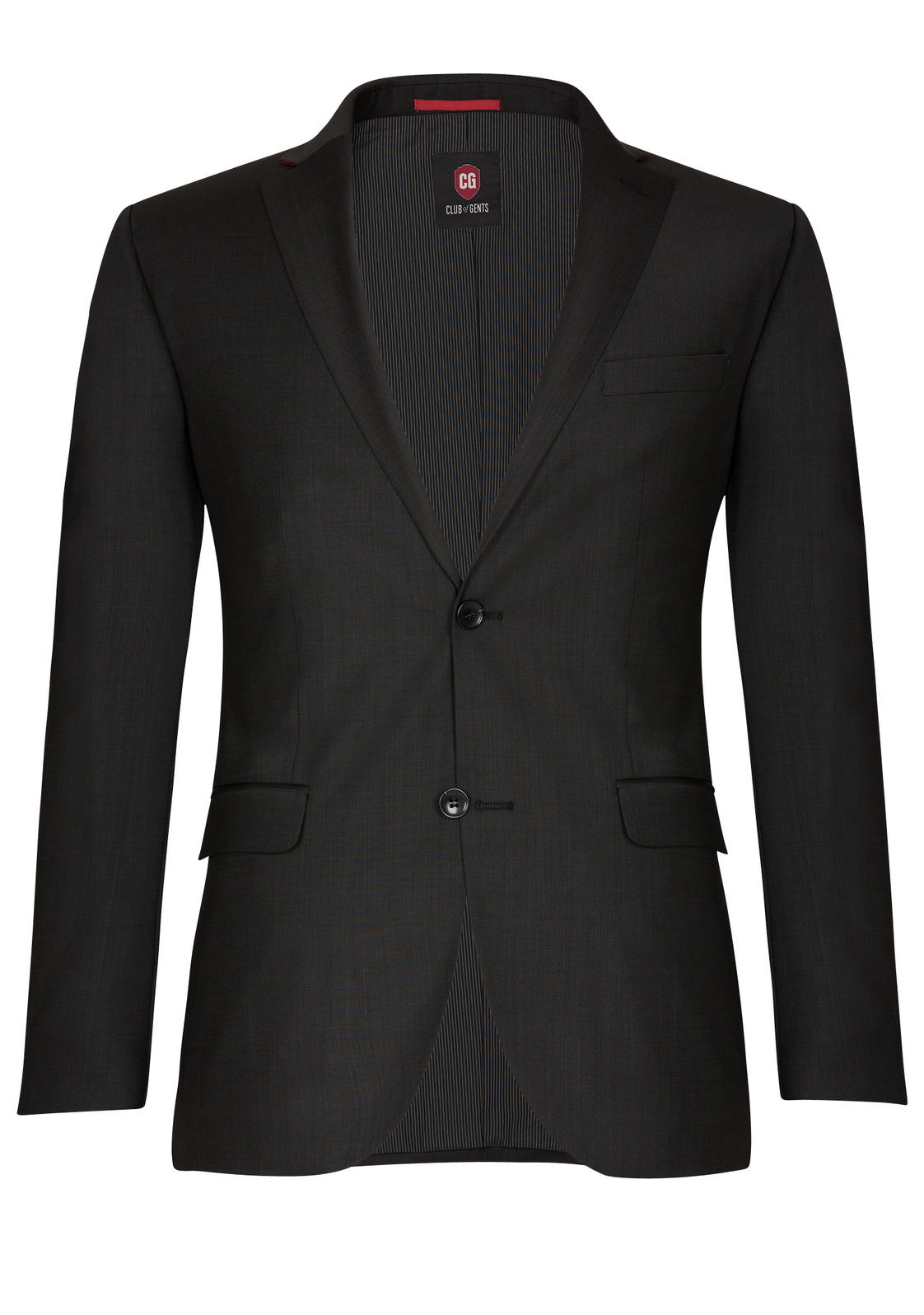 Pánske čierne oblekové sako CLUB OF GENTS tailored fit Veľkosť: 27